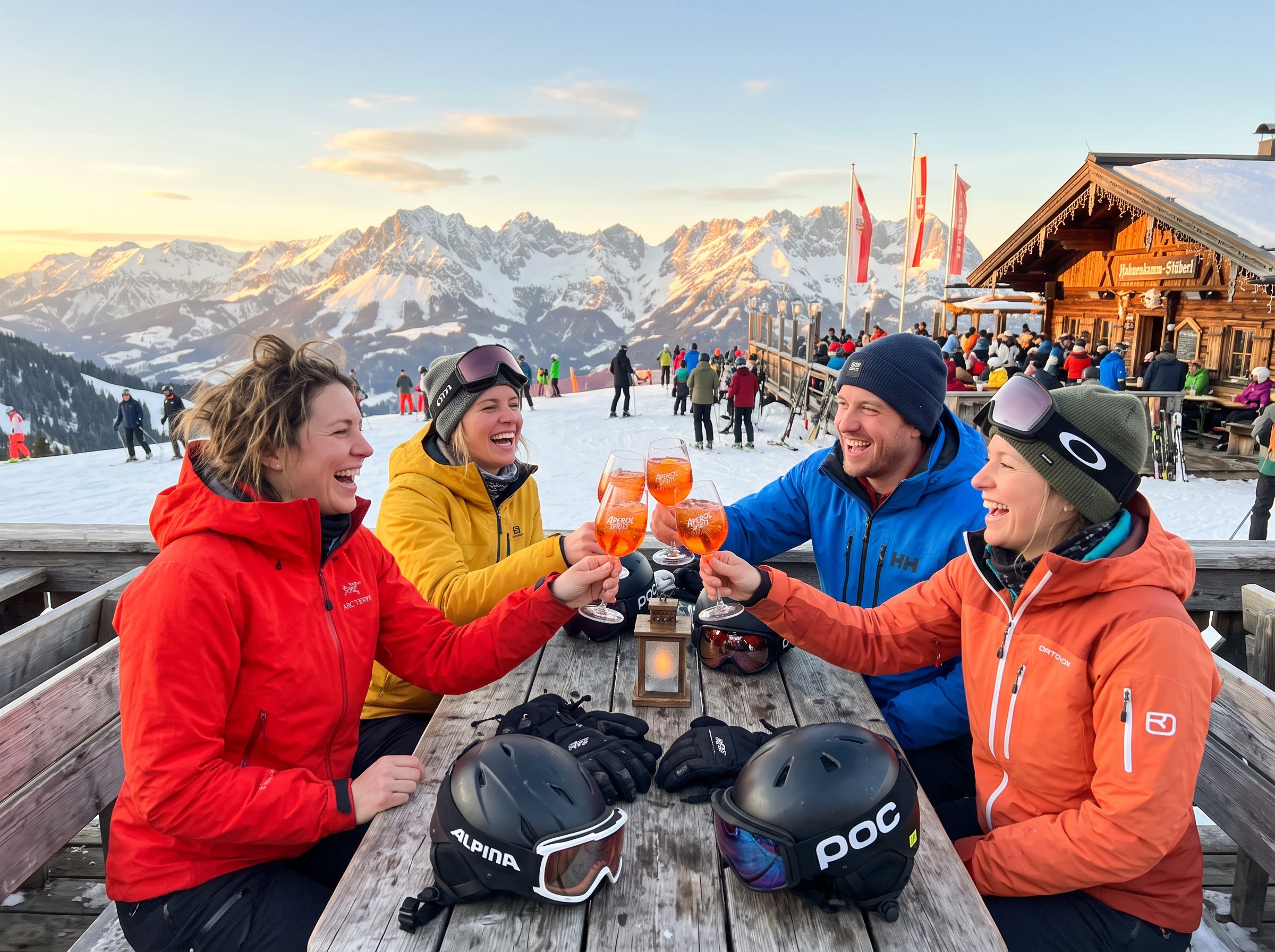 Hütte in Sicht